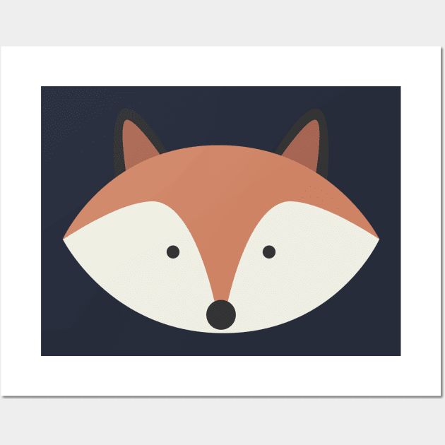 Mr. Fox Wall Art by marcvaello